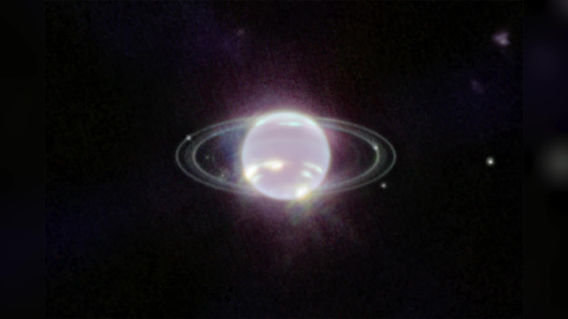 NASA’s Webb Telescope Captures Neptune’s Rings In Stunning Detail