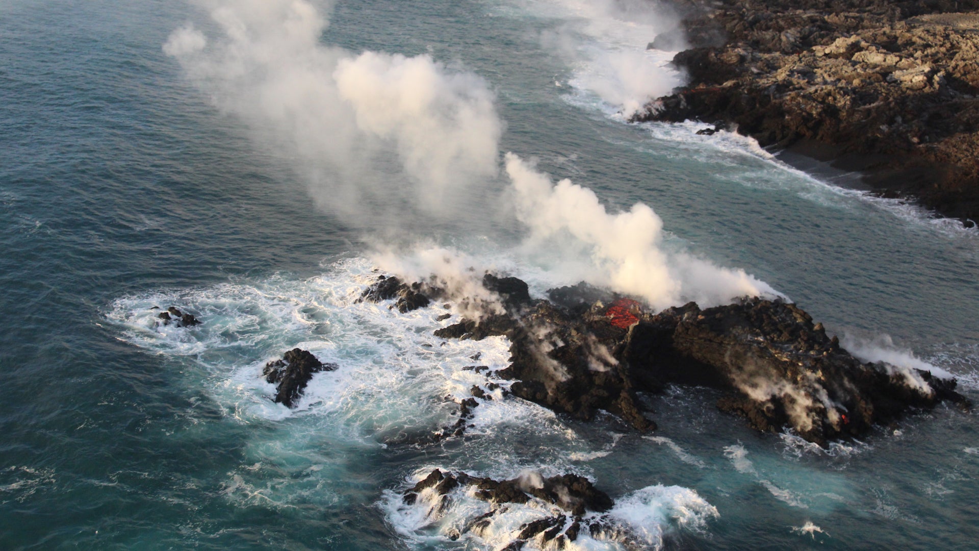 New Island Made of Lava Off Coast of Hawaii Is Now Part of It