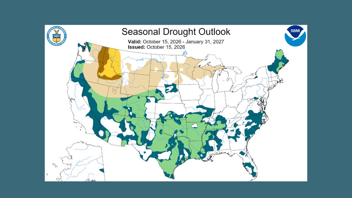 New map forecasts how El Ni&ntilde;o will affect drought conditions in winter 26/27 from coast to coast