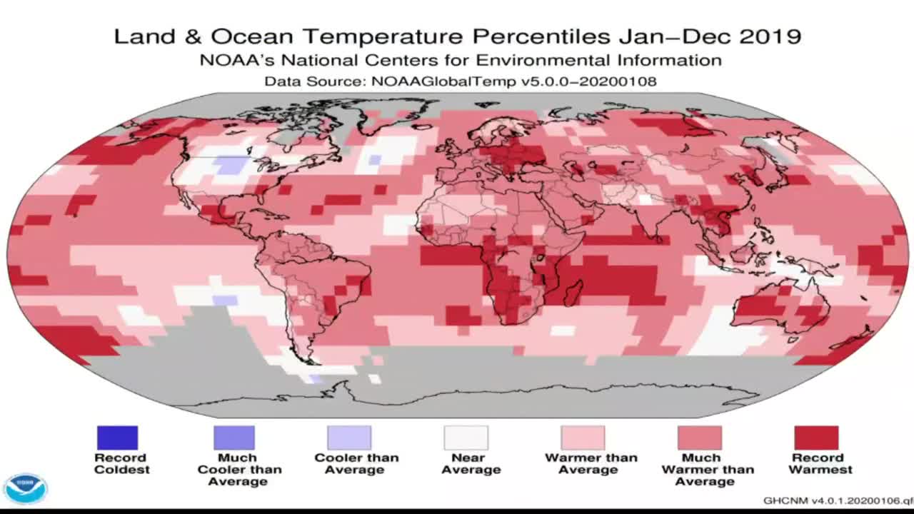 New Report: 2019 Second-Hottest Year on Record