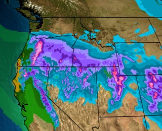New Winter Storm Heather Meets Arctic Air In Northwest
