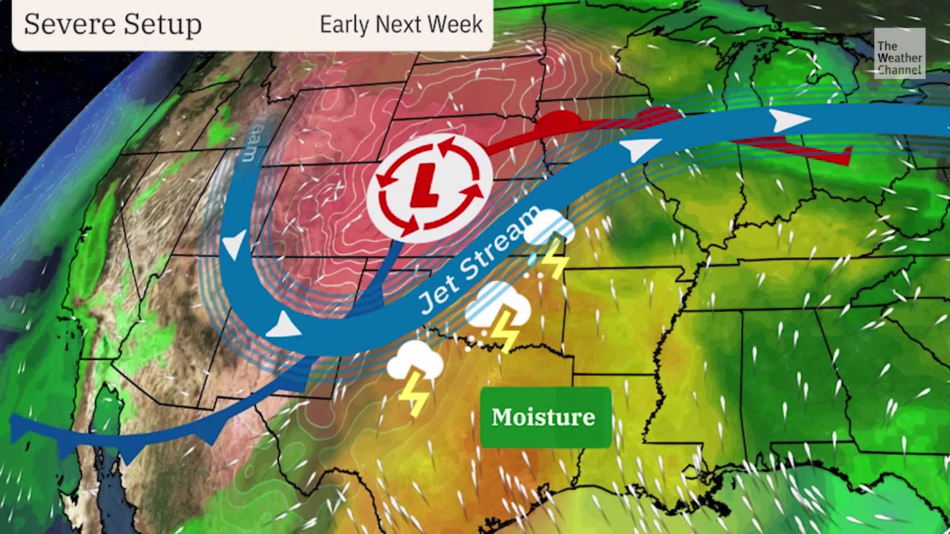 Next Severe Storm Threat Looming Early Next Week For Plains