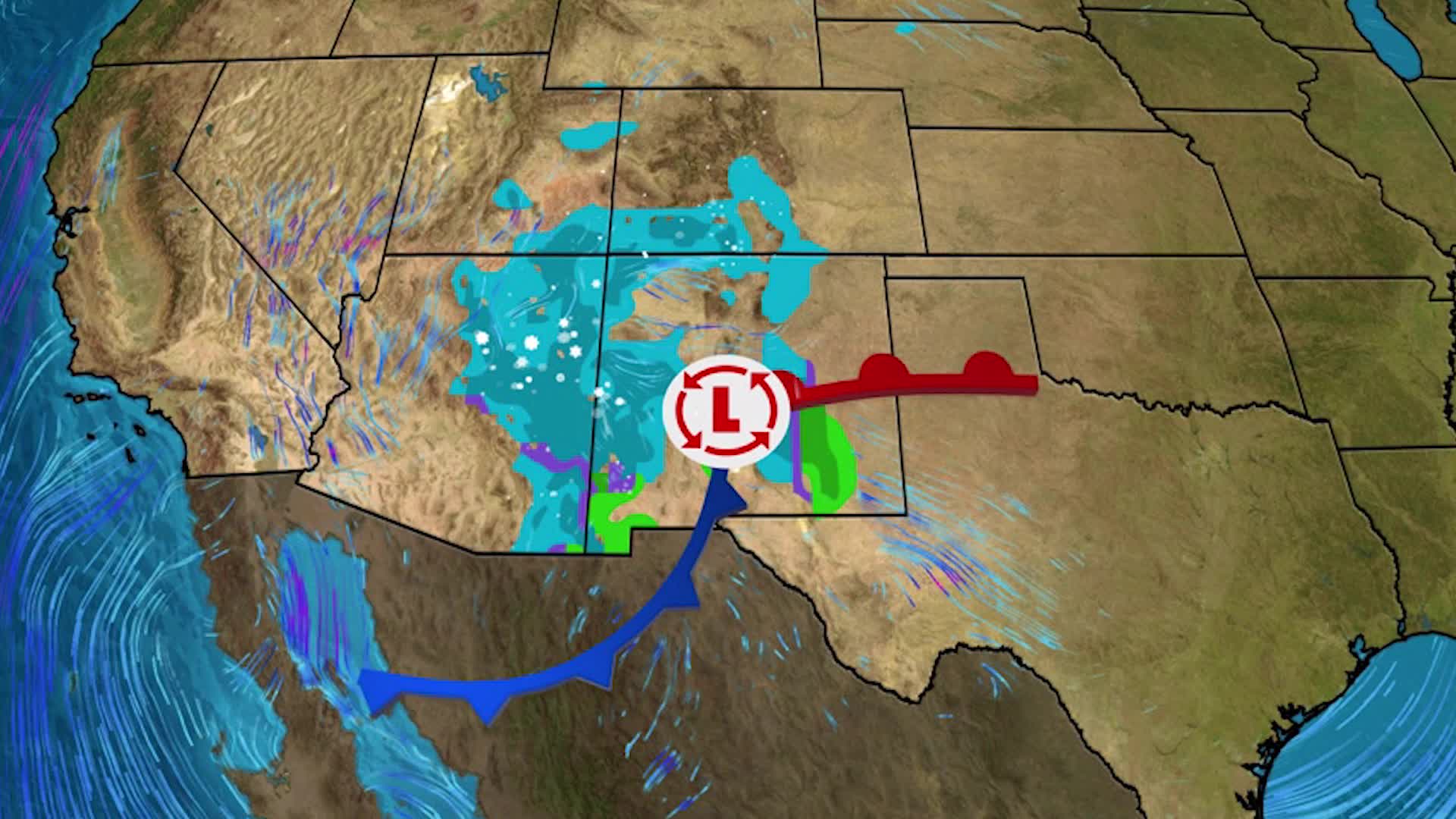 Next Winter Storm Forming In Southwest Before Cross-Country Trek