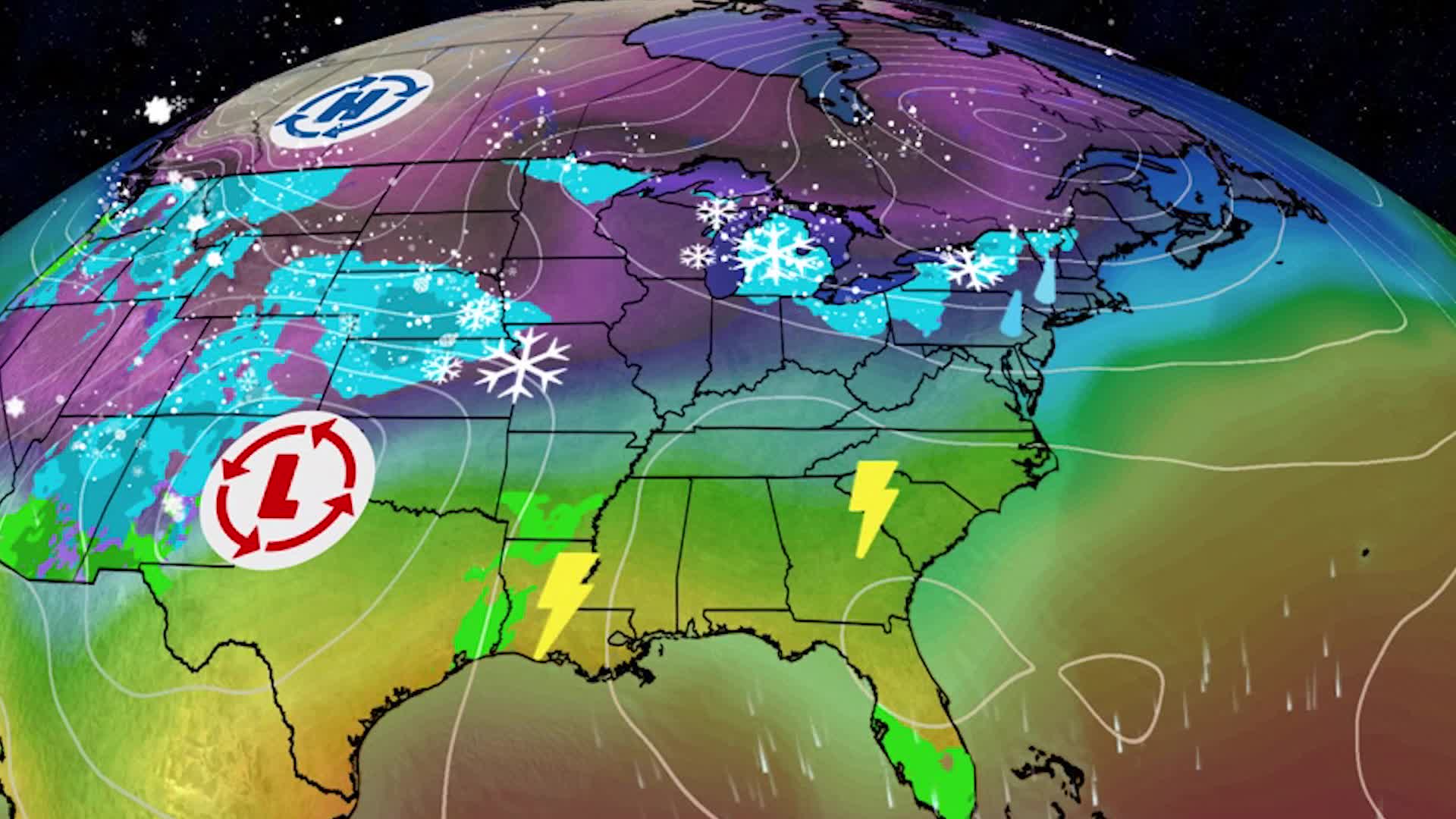 Next Winter Storm To Impact Same Area As Current Storm