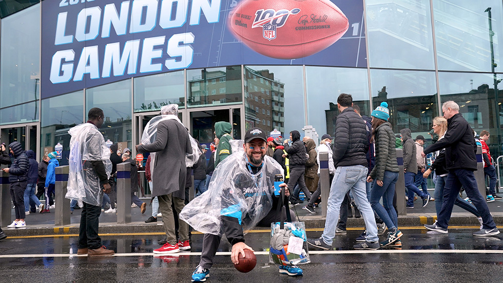 NFL London 2019 rain