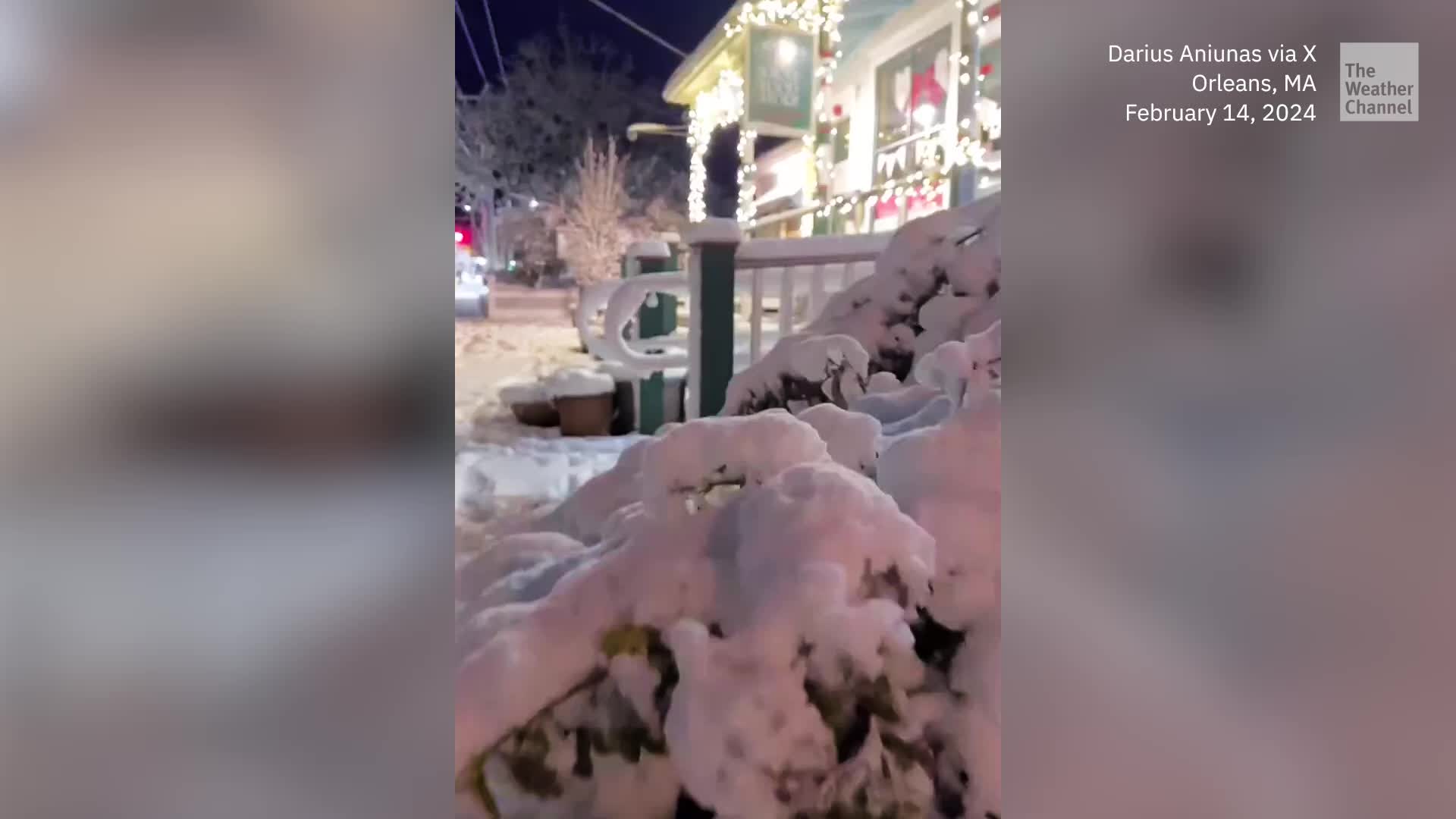 Nor&rsquo;easter Created Perfect Cape Cod Winter Wonderland