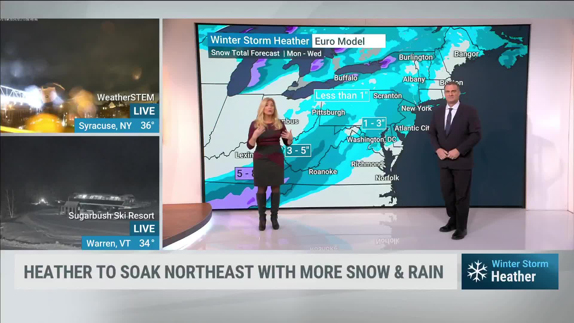 Northeast To See Rain And Snow From Winter Storm Heather