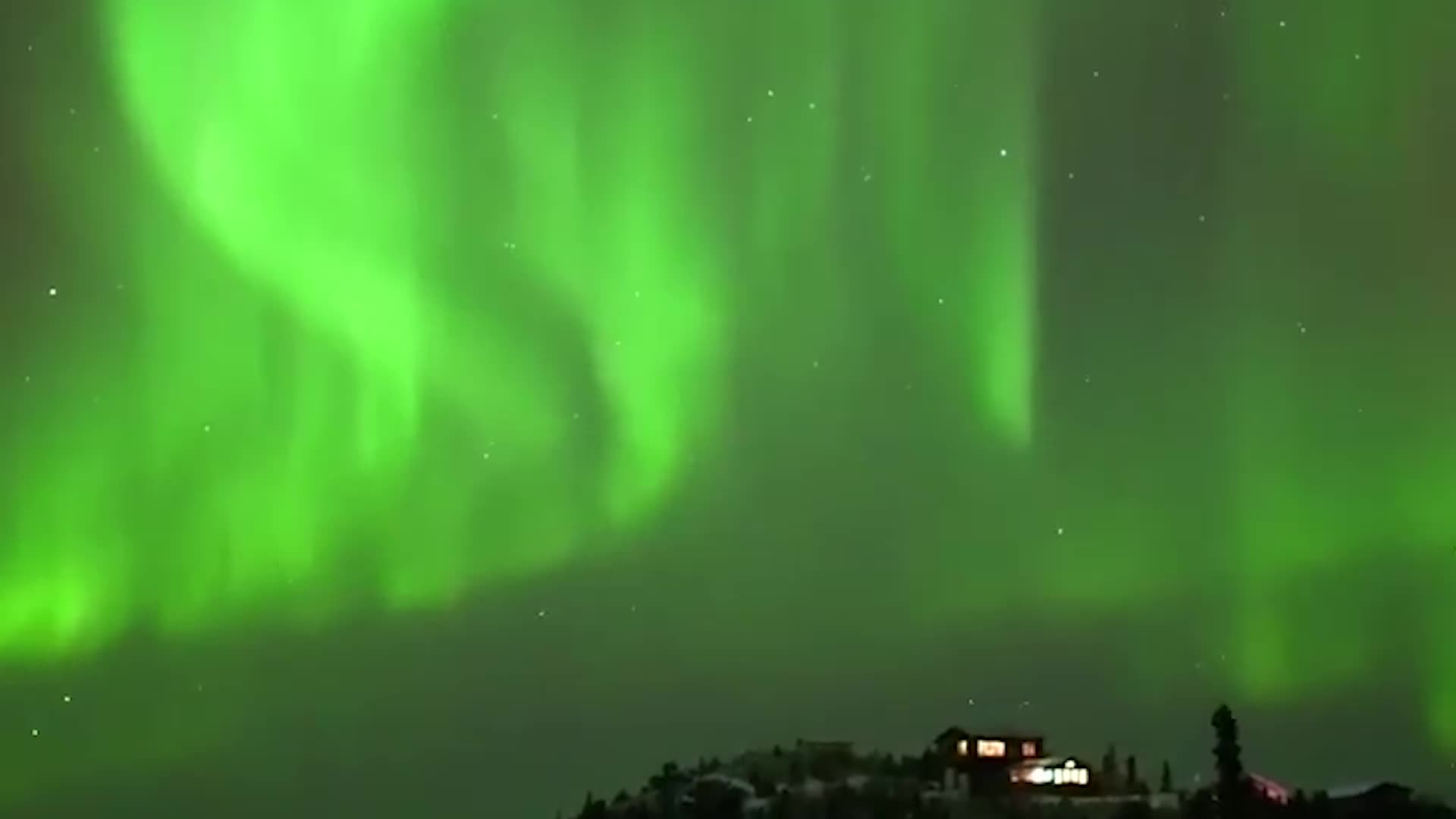 Northern Lights Sky Brightened By NASA Rocket Launch