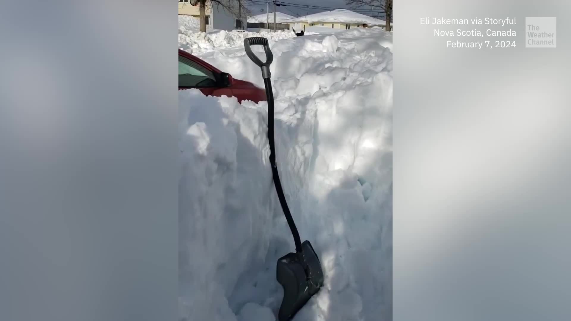 Nova Scotia Still Buried Under Several Feet of Snow