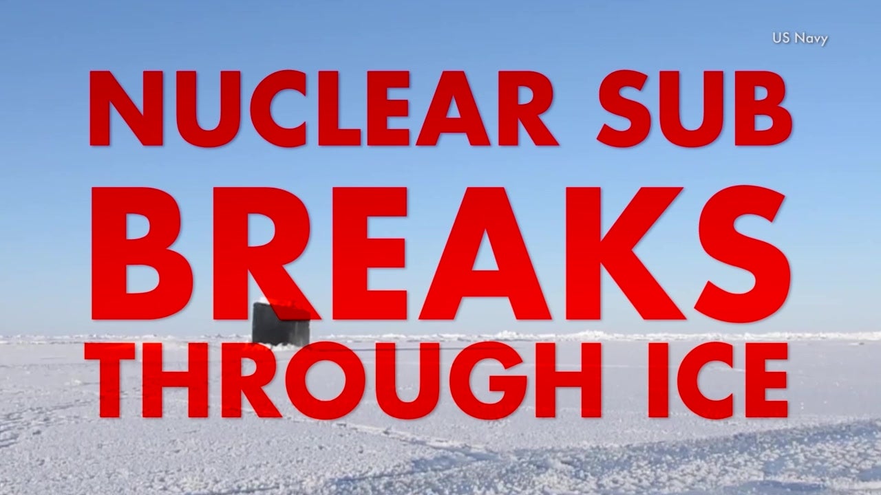 Nuclear Sub Breaks Through Ice