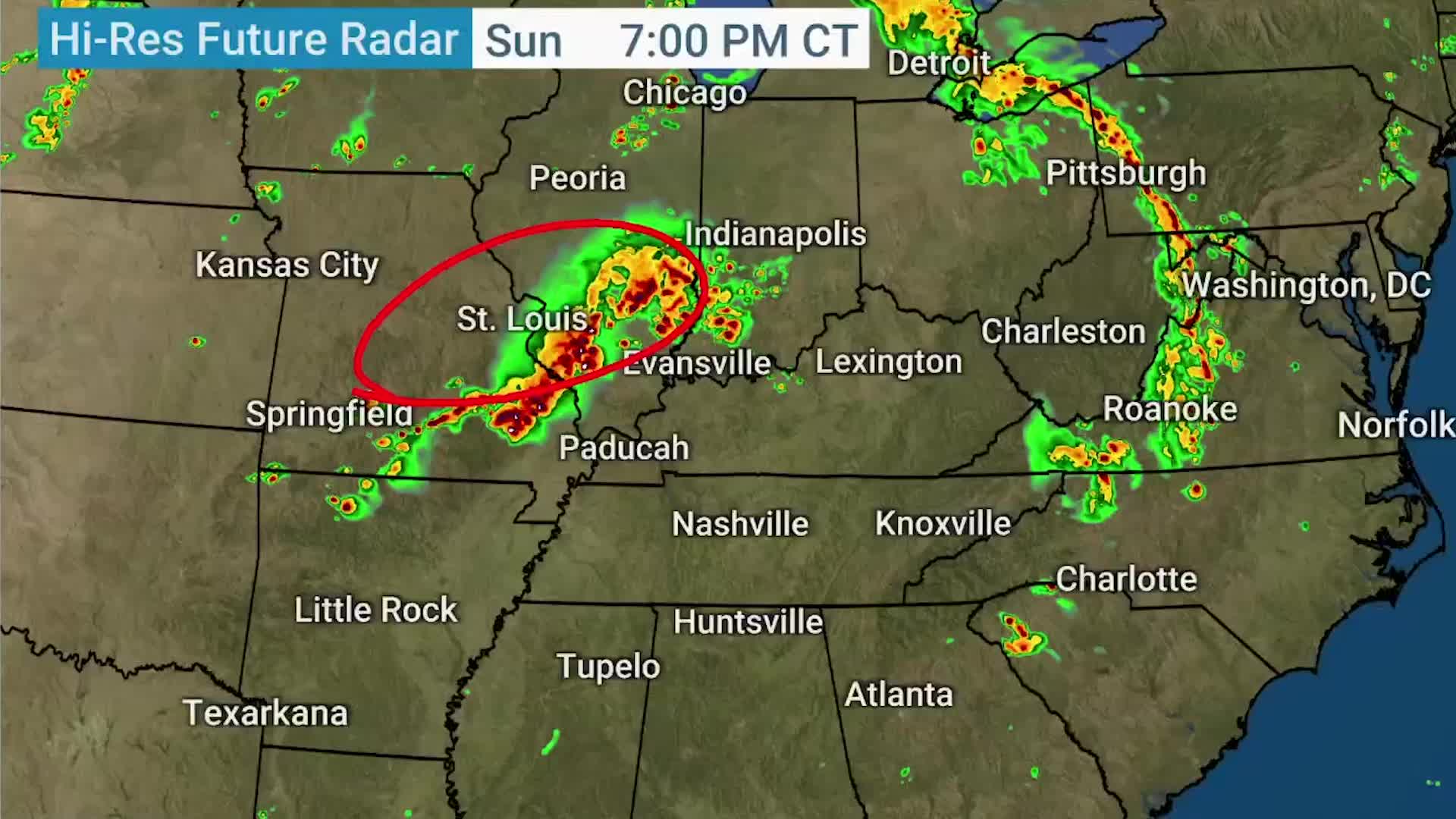 Overnight Threat Of Severe Storms, Including Tornadoes