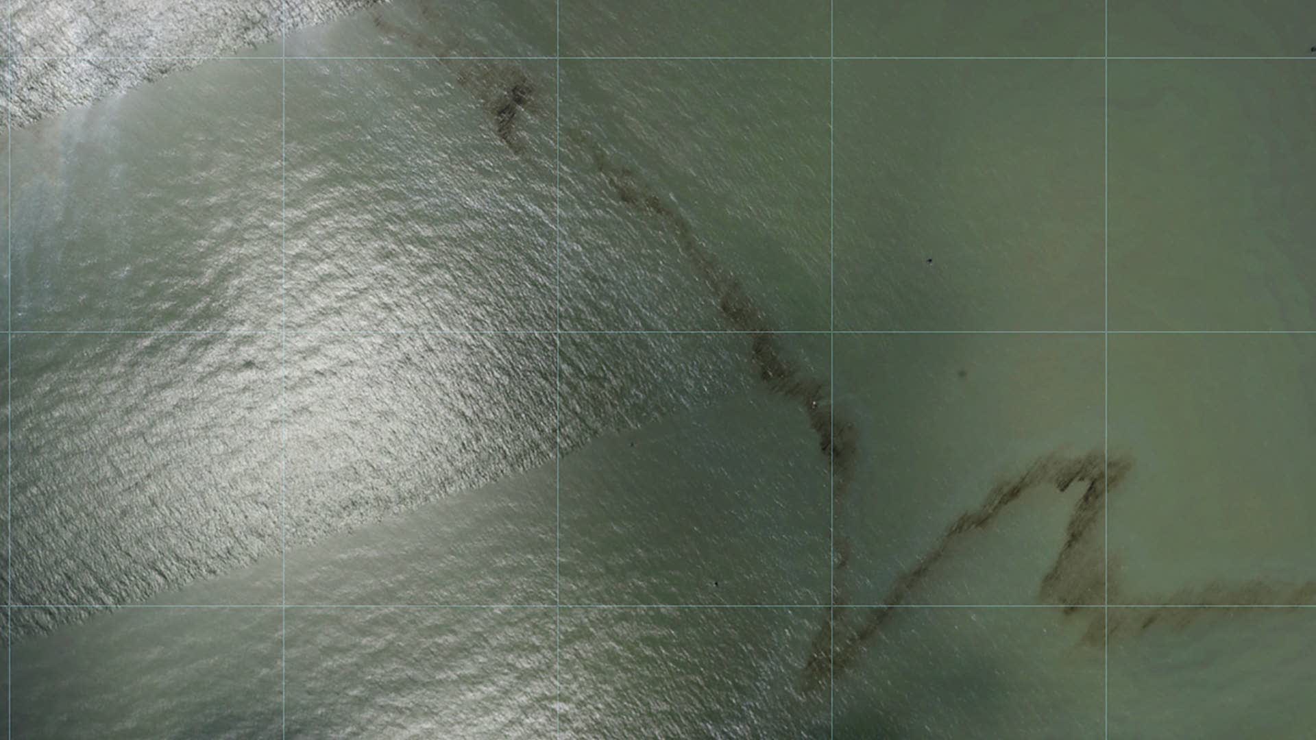 Photos Show Apparent Oil Slick in Gulf Following Hurricane Ida