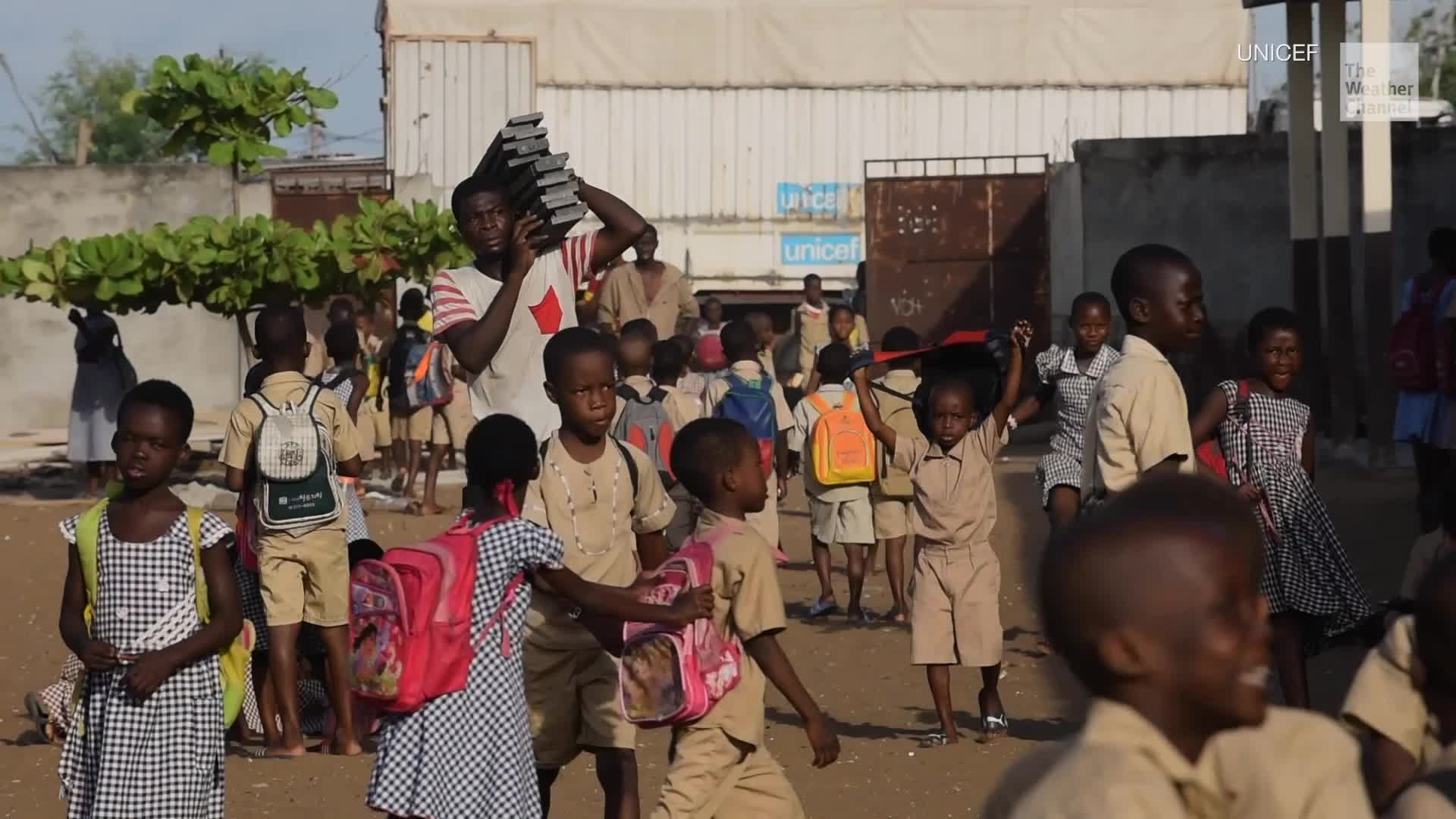 Plastic Waste Turned into Classrooms in West Africa