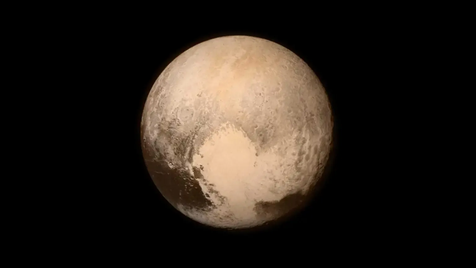 An image of Pluto from NASA&rsquo;s New Horizons spacecraft taken on July 13, 2015.