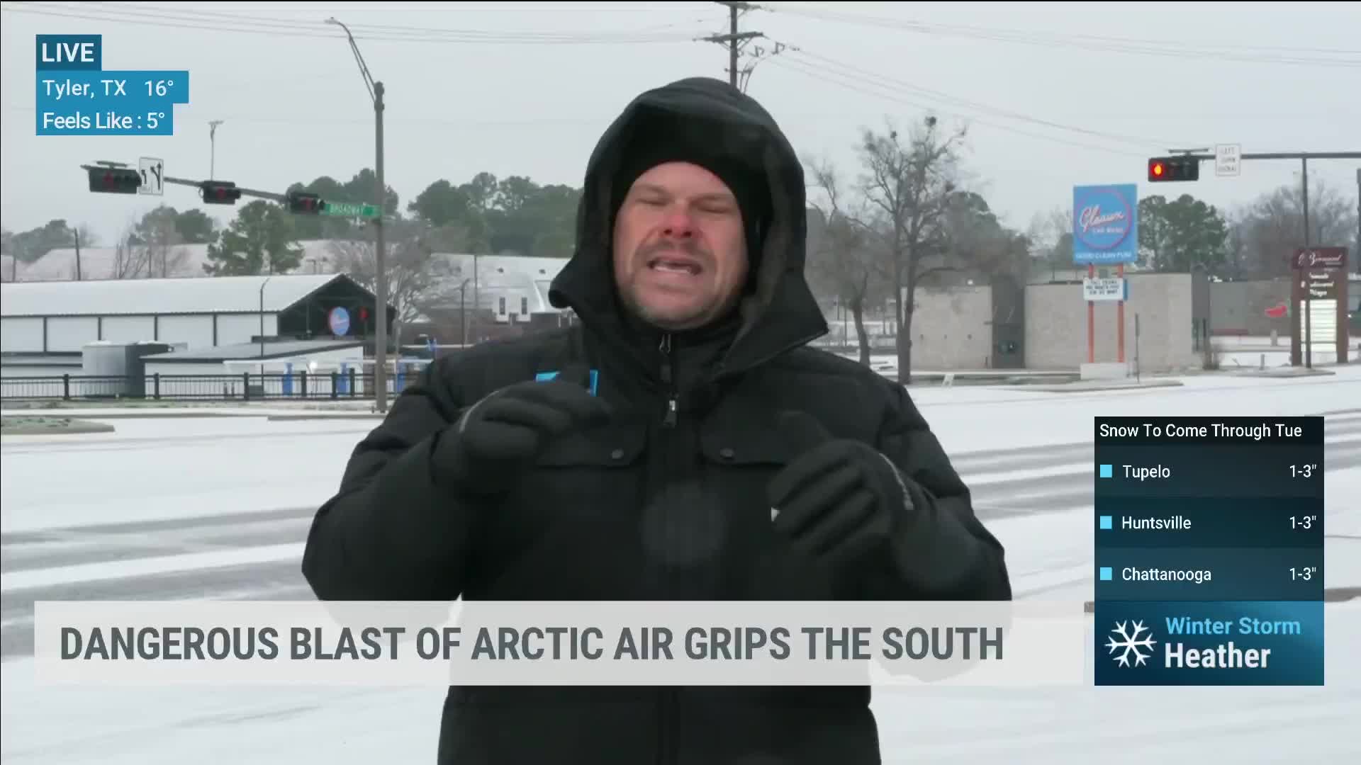 Power Concerns In Wintry Conditions In Texas