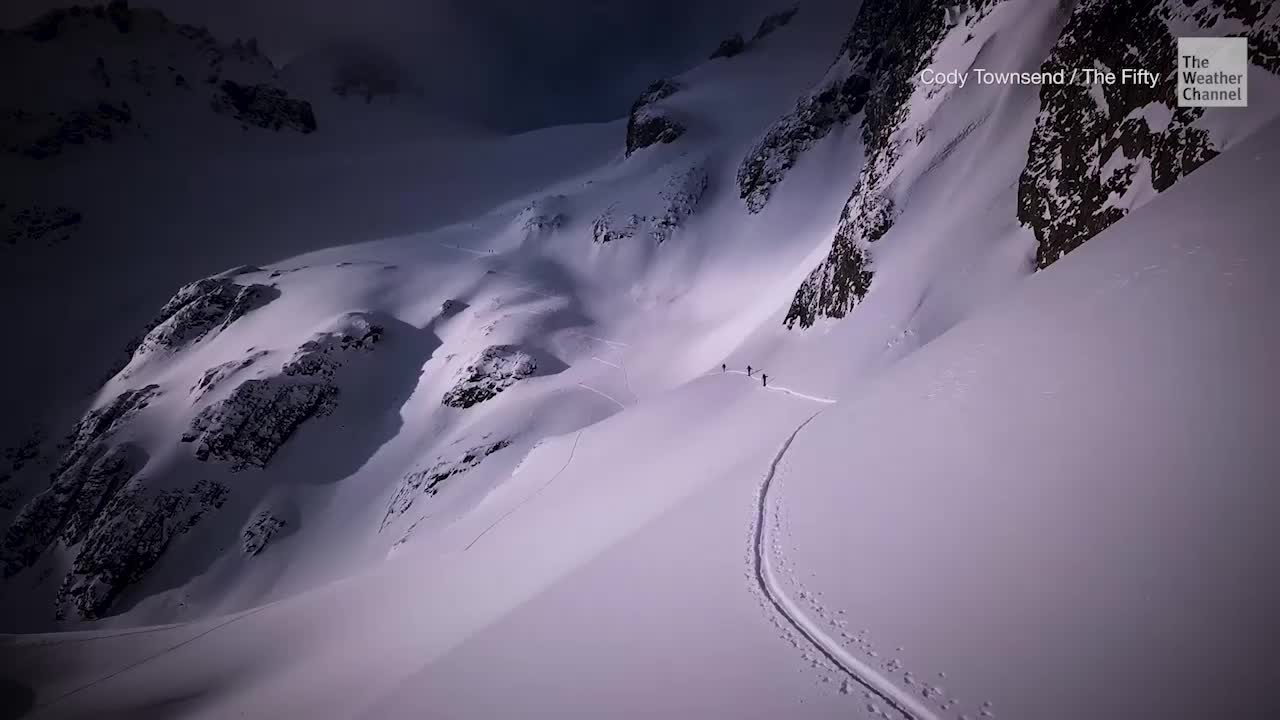 Pro Skier Trying to Ski Best Routes in North America Before It’s Too Late