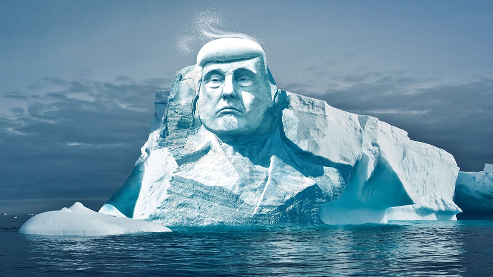 ‘Project Trumpmore’ to Carve President’s Face into Melting Iceberg