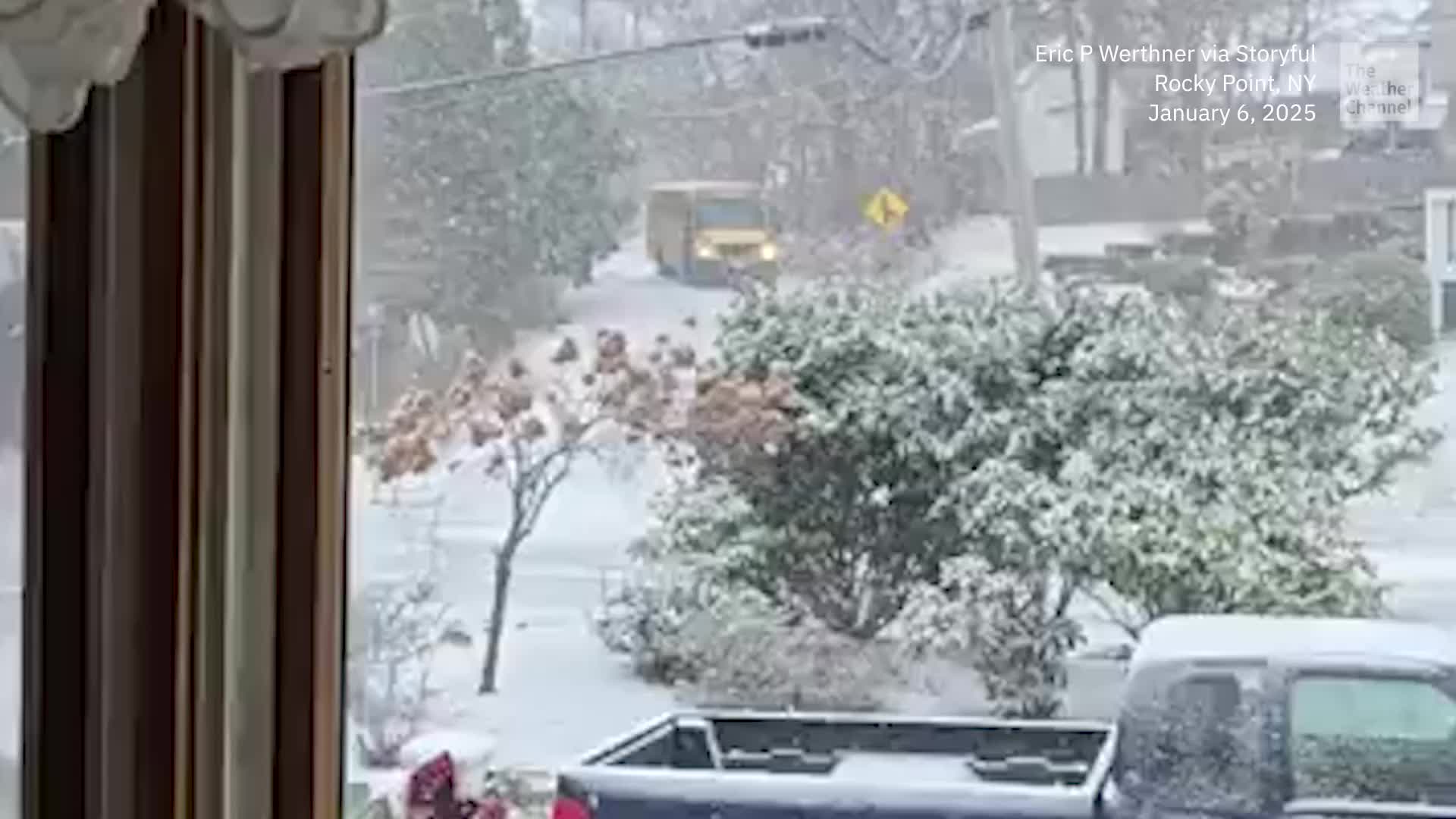Quick Thinking On Ice: School Bus Driver's Split-Second Save