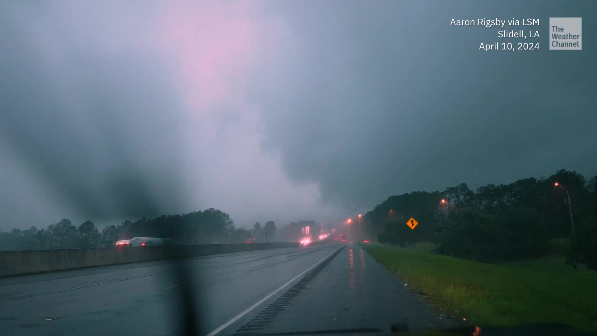 Raging Storms Unleash Fury Along Louisiana-Mississippi Border