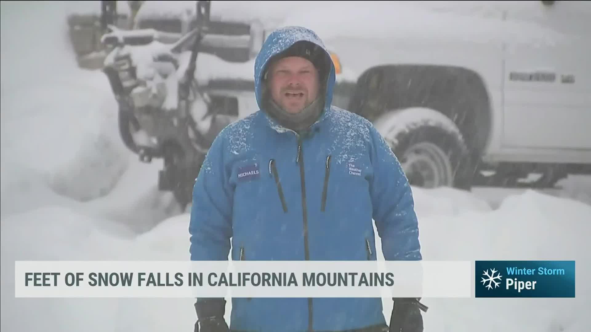 Rain And Snow Causing Big Problems in Southern California