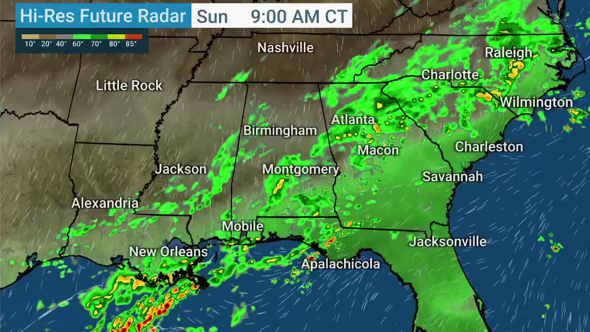 Rainy Sunday In The Southeast