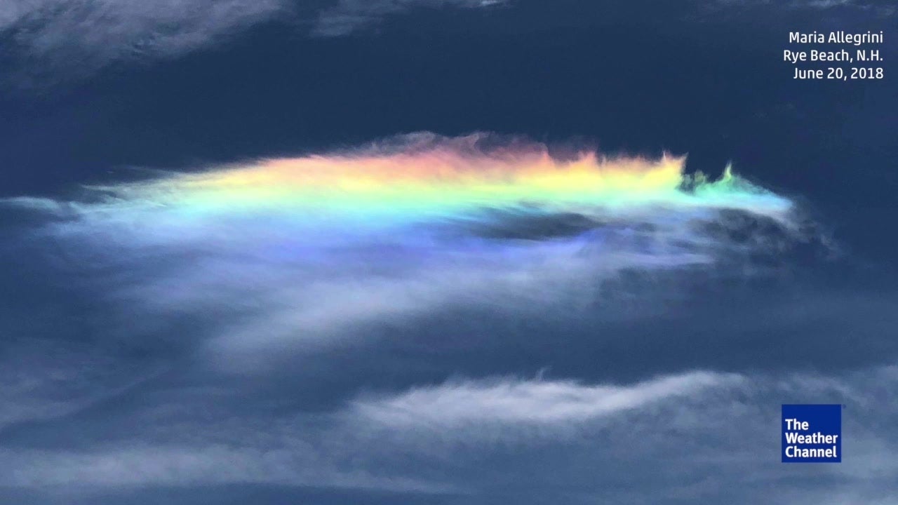 Rare, Fire Rainbow Spotted in New England