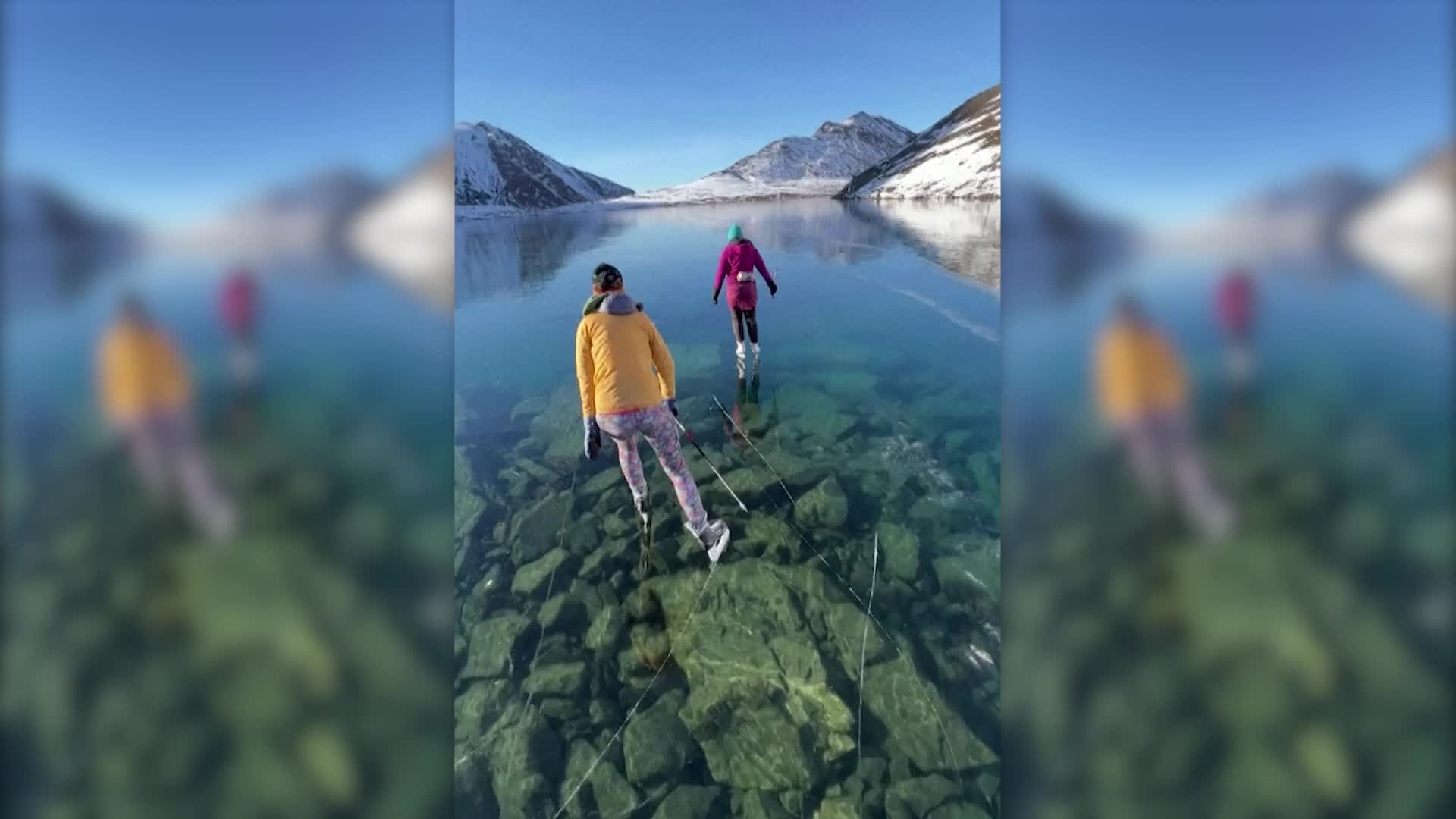 Rare ‘Ice Window’ Makes For Gorgeous Skating Conditions