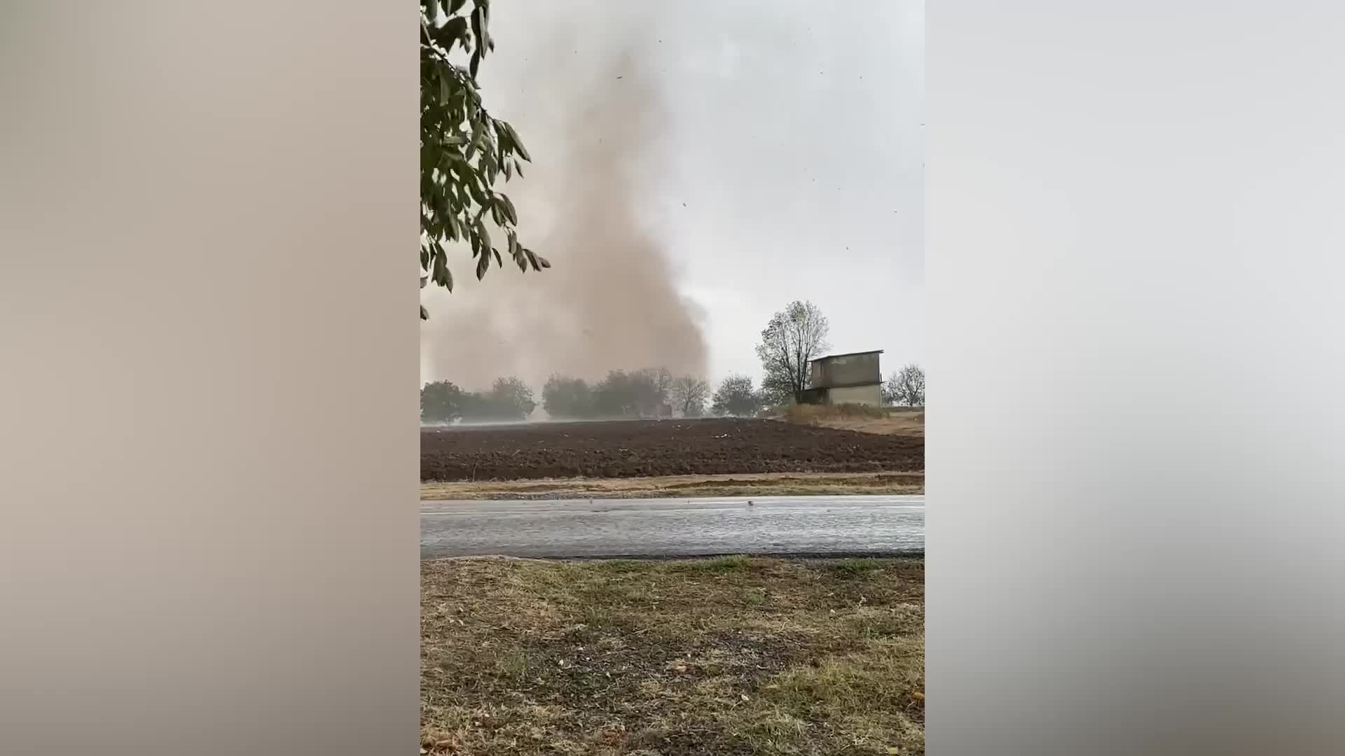 Rare Tornado Causes Damage In Bulgaria