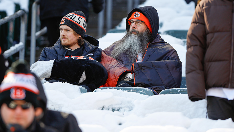 NFL Bengals cold snow weather