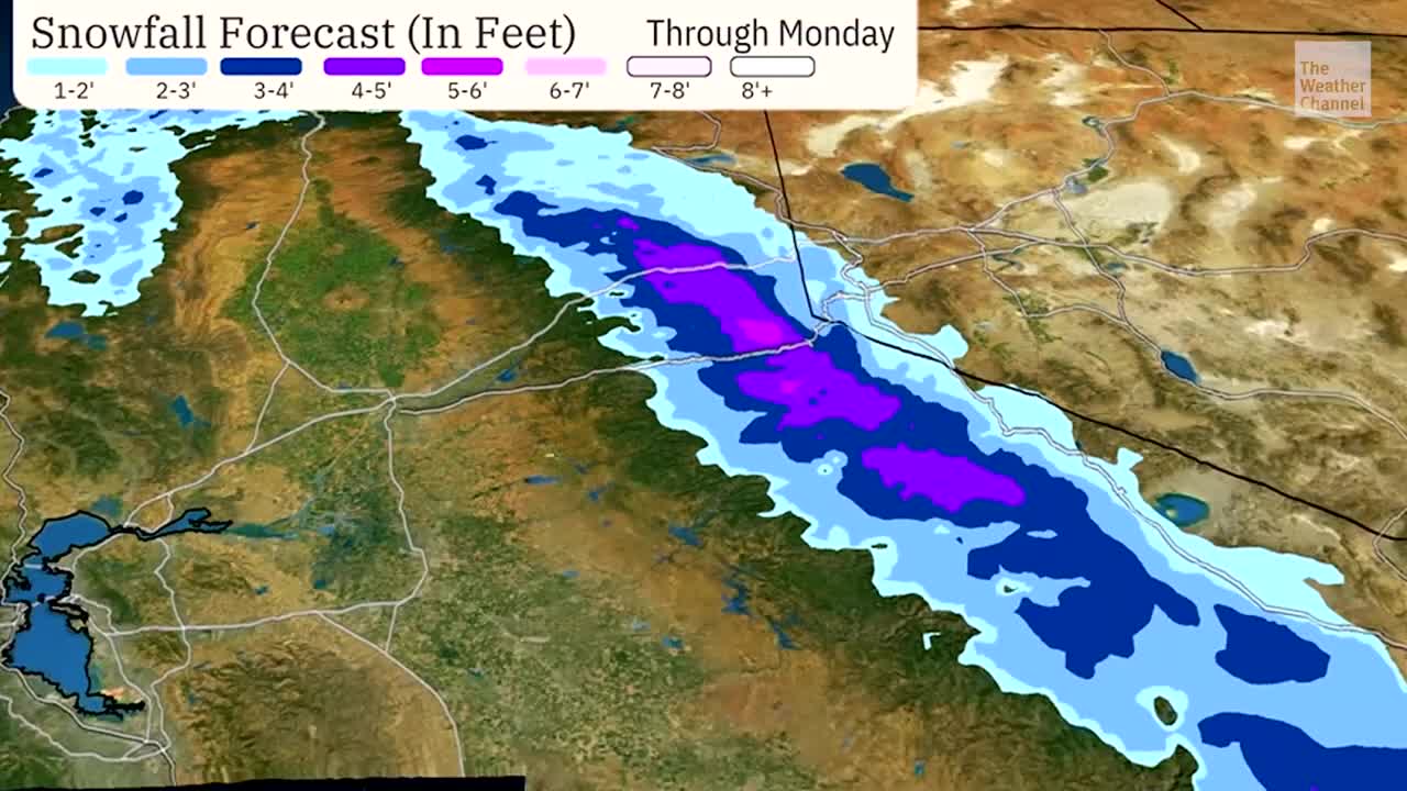 Relentless Snow Will Continue To Blanket The Sierra