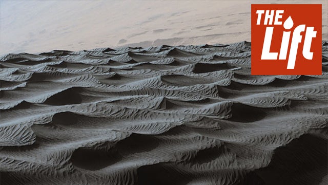Sand Dunes on Mars
