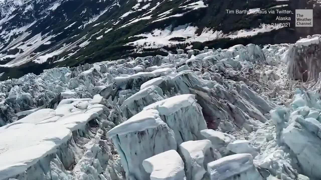 Scientist Captures Rare Glacier Surge