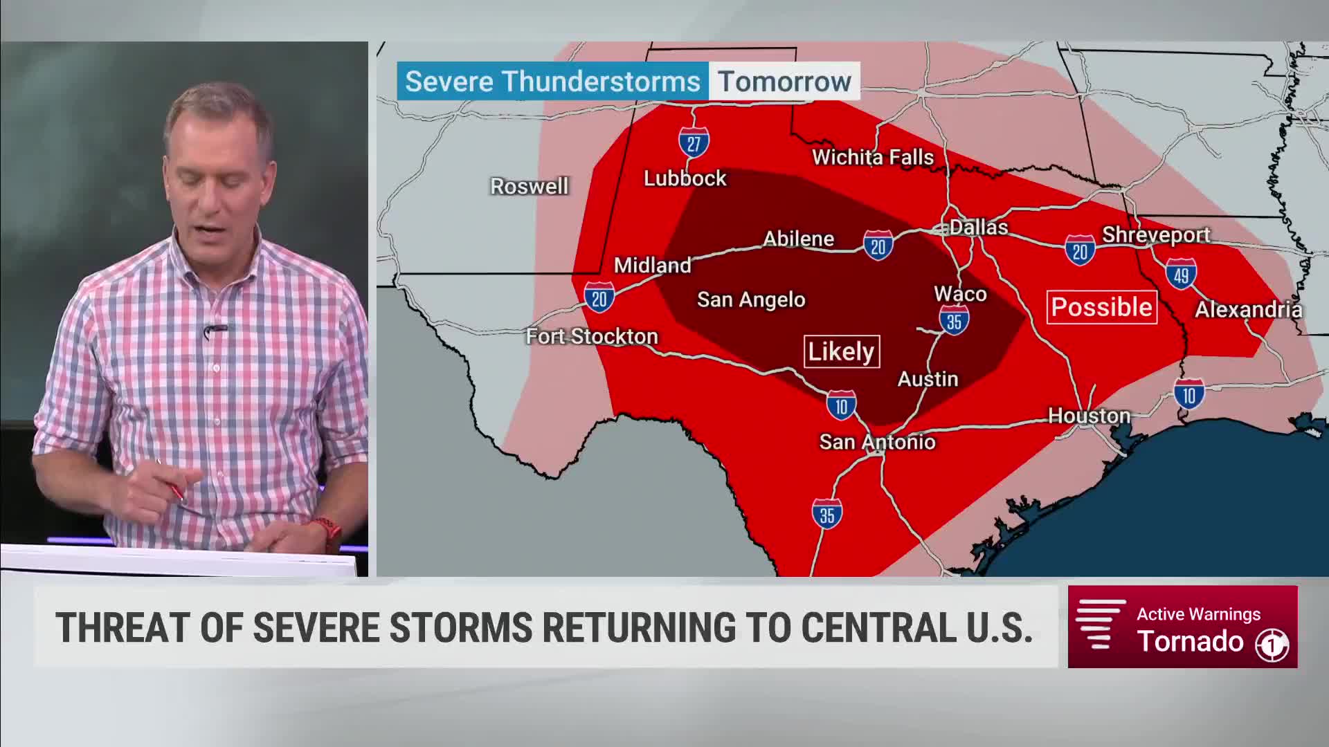 Severe and Flooding Threat For Texas Tuesday