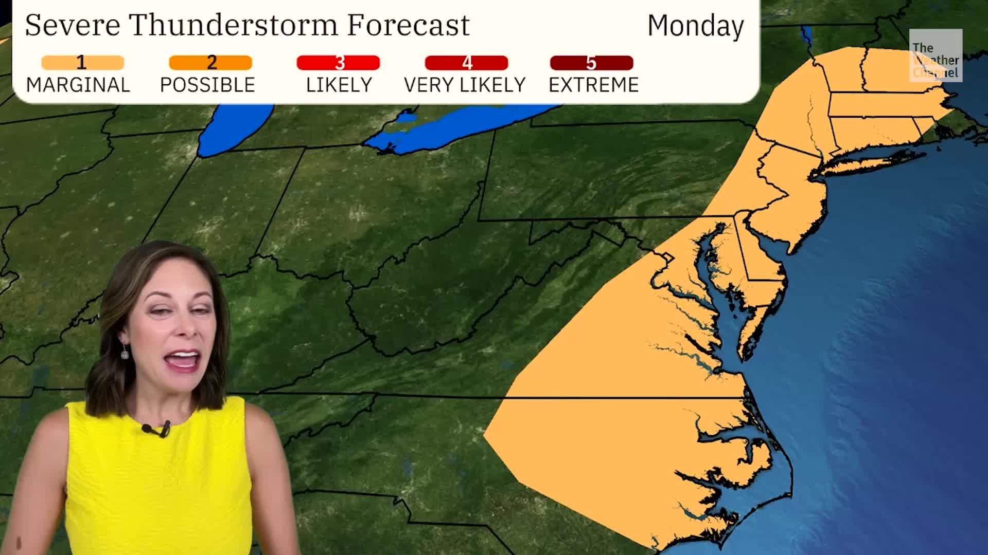 Severe, Flood Threat Starts Week In Mid-Atlantic, Northeast