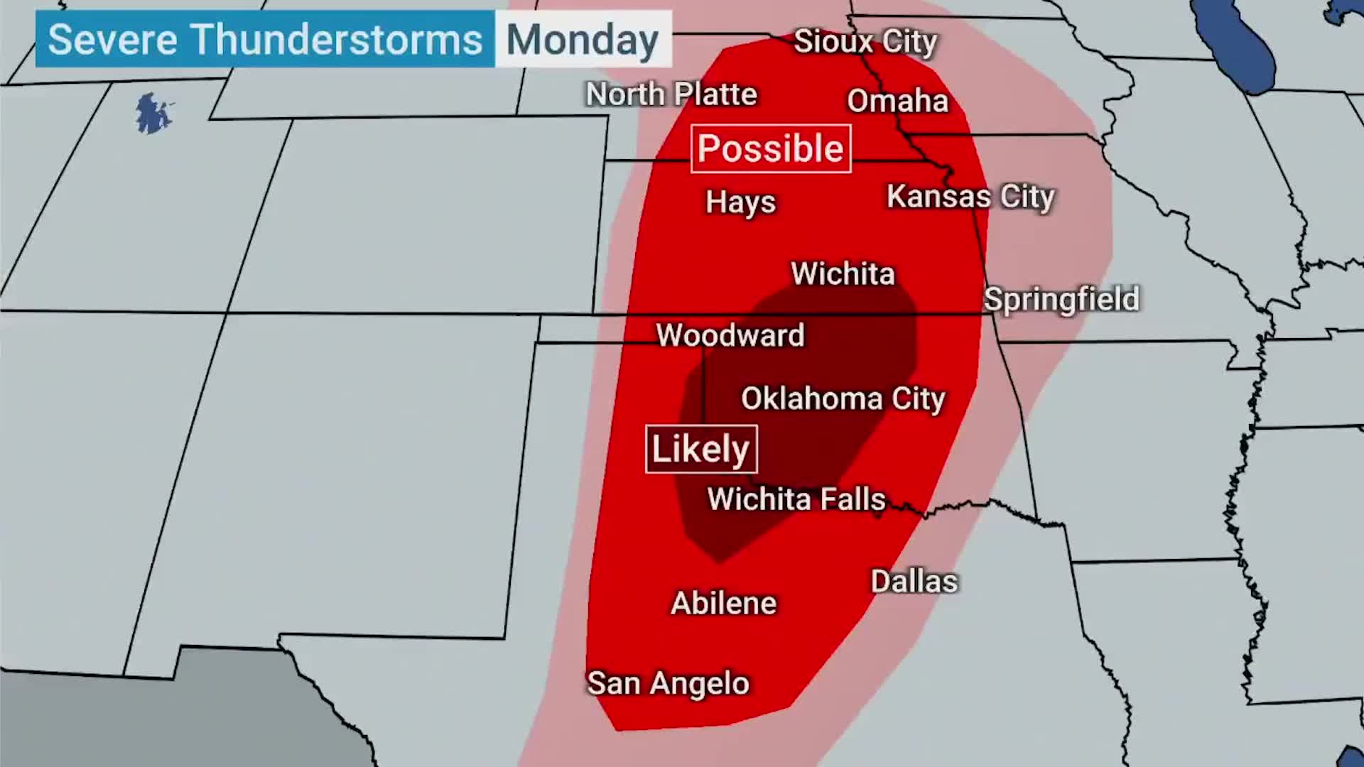 Severe Outbreak Possible To Start Week