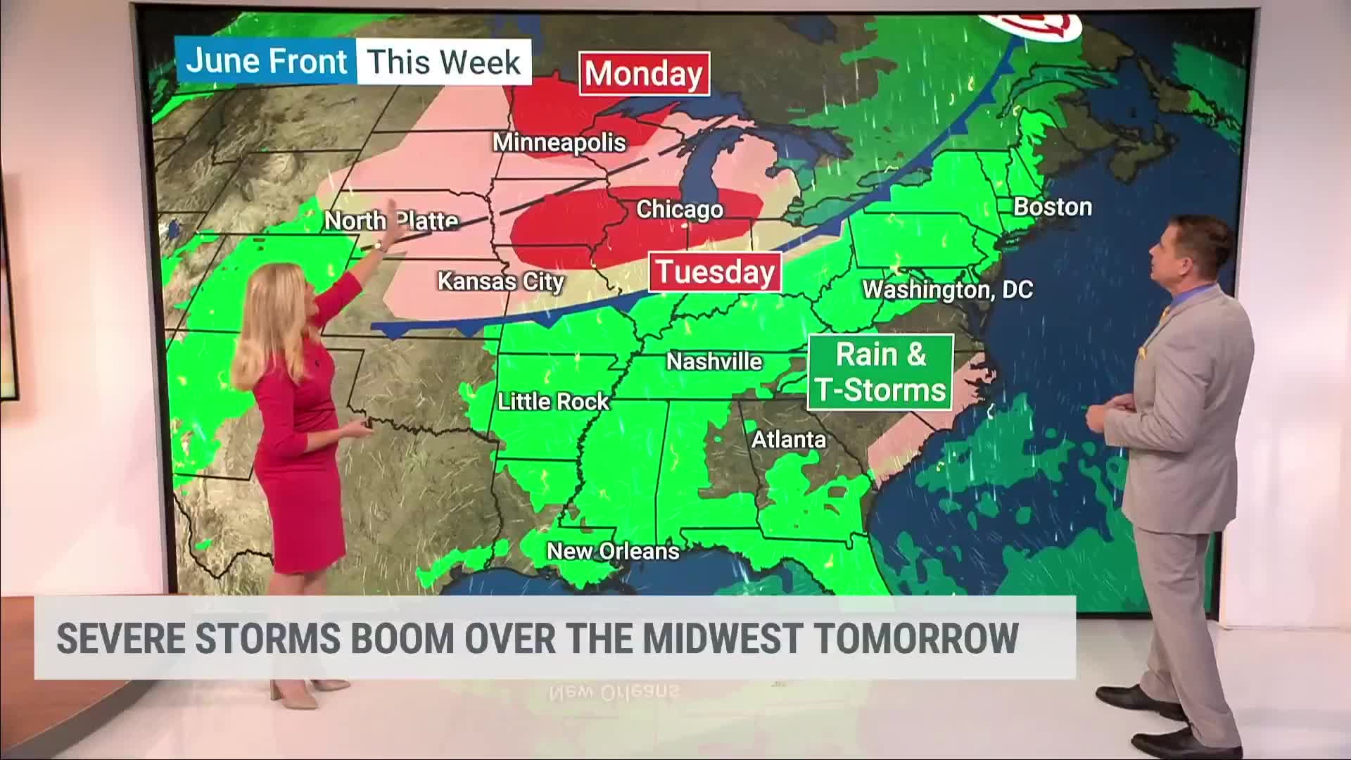 Severe Start Of The Week In Upper Midwest