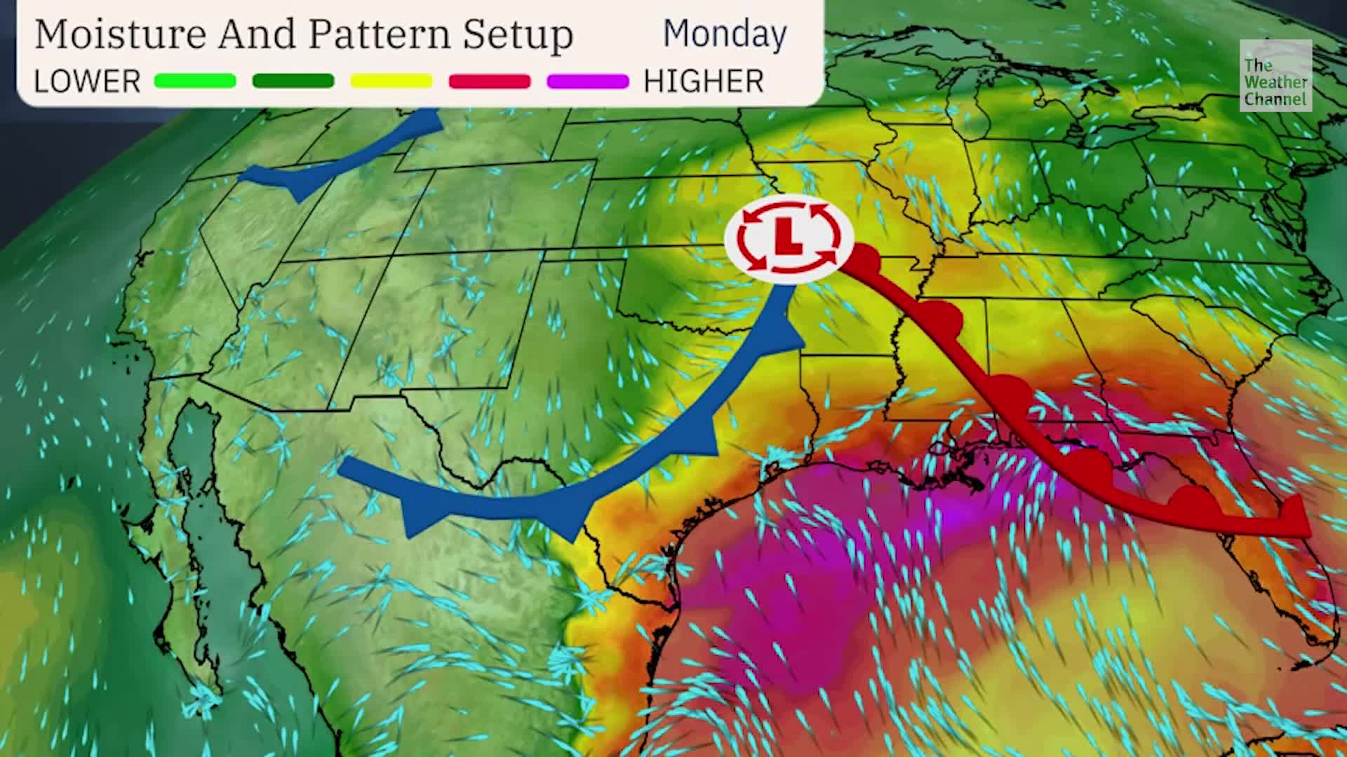 Severe Storm, Flood Concerns Start The Week In The South