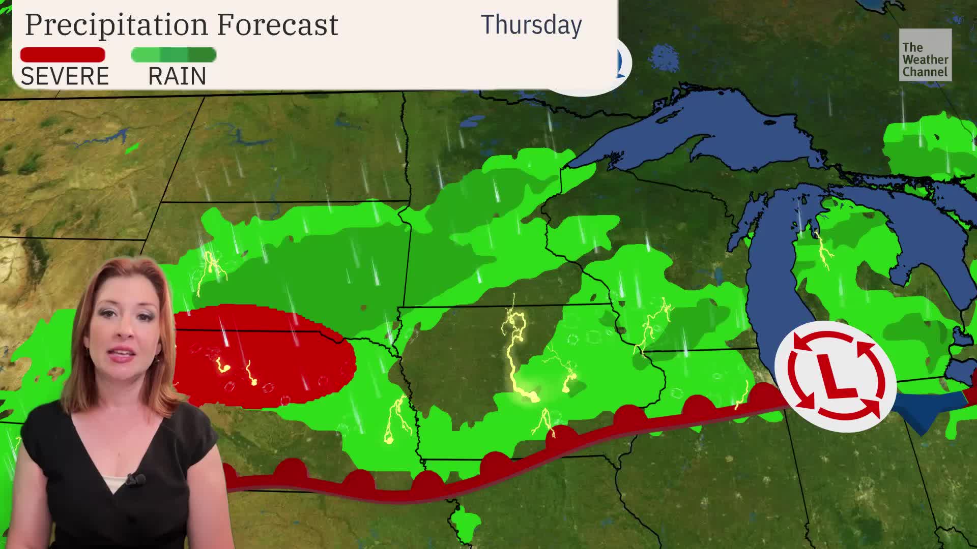Severe Storms And Heavy Rain To Target Midwest