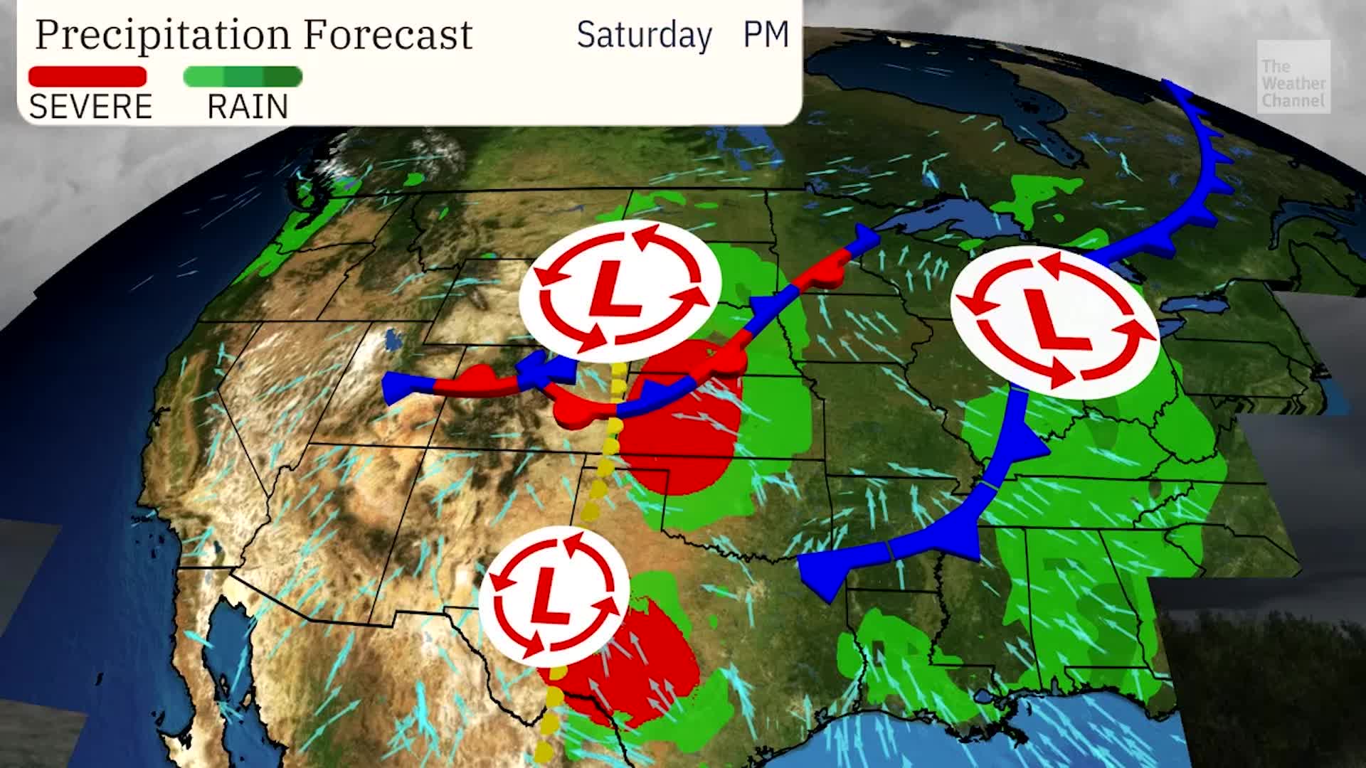 Severe Storms Batter Plains Through Sunday