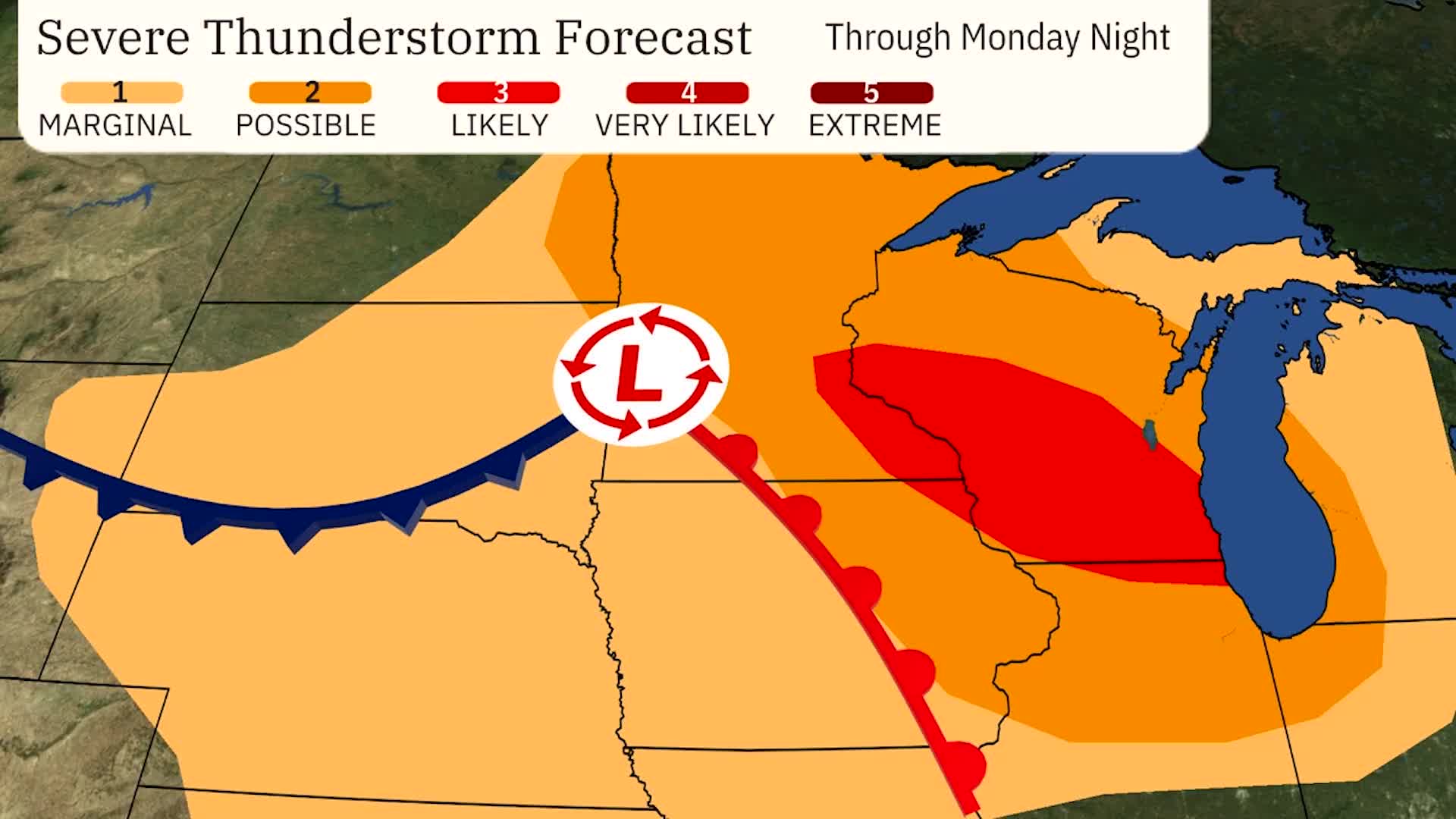 Severe Storms, Flooding Expected In Midwest