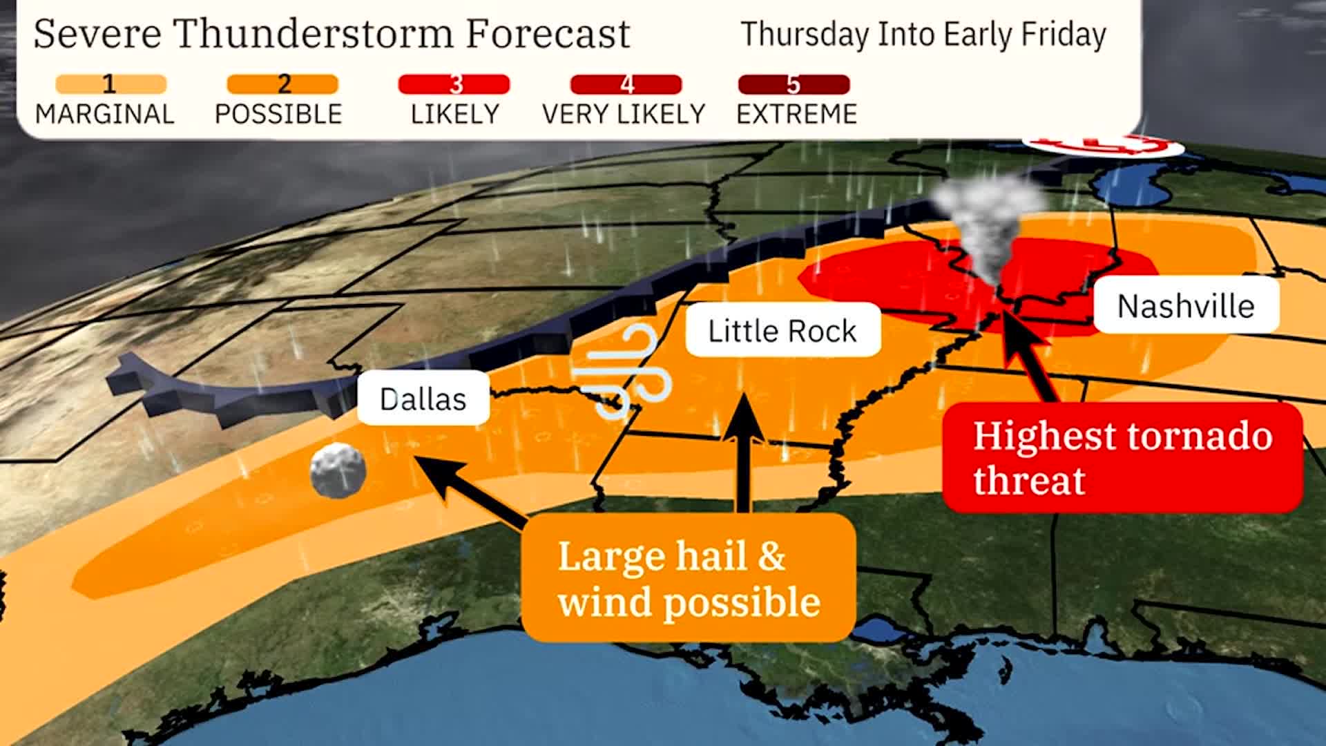 Severe Storms Possible This Afternoon And Evening