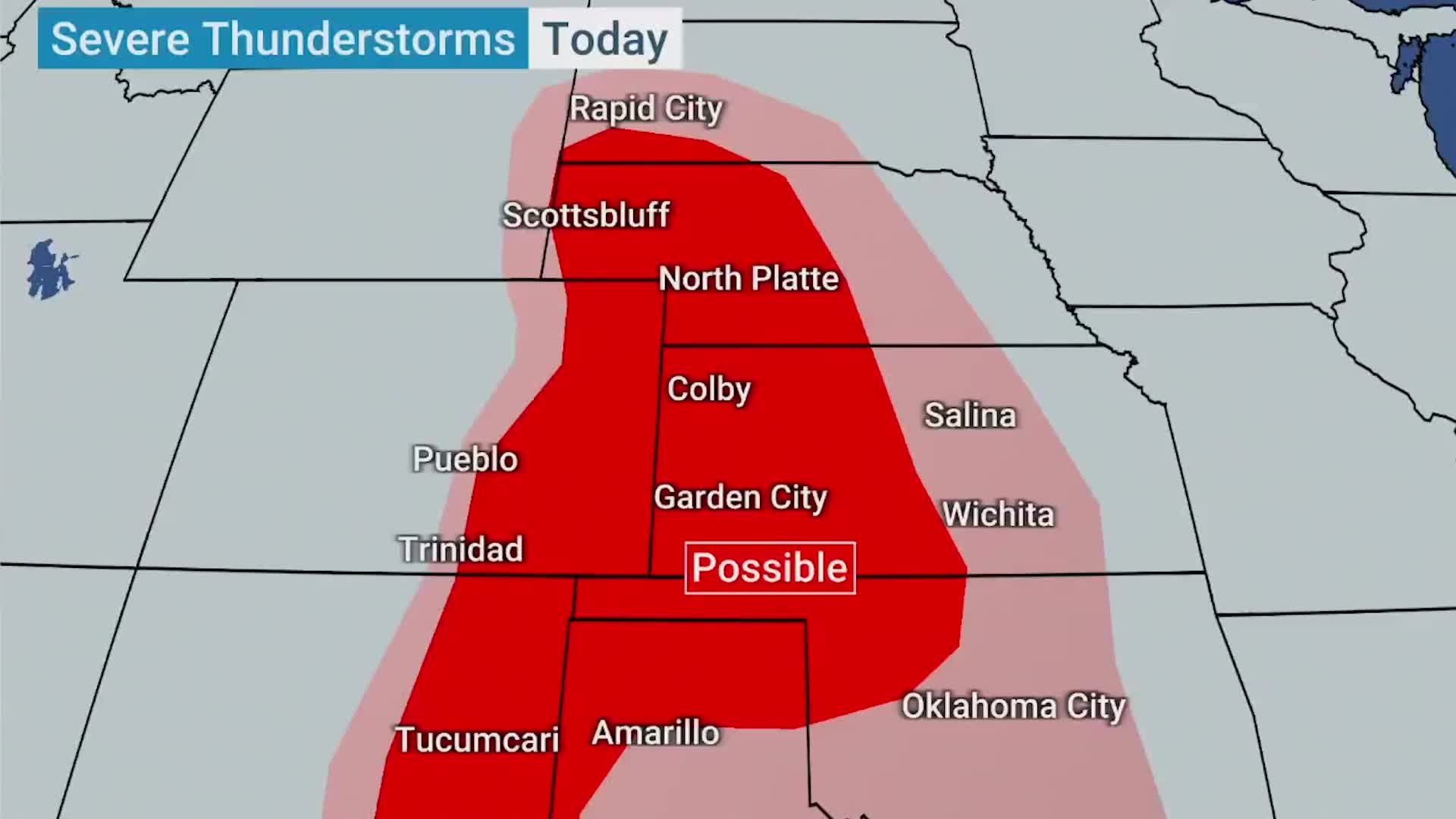Severe Storms Possible This Weekend In The Plains