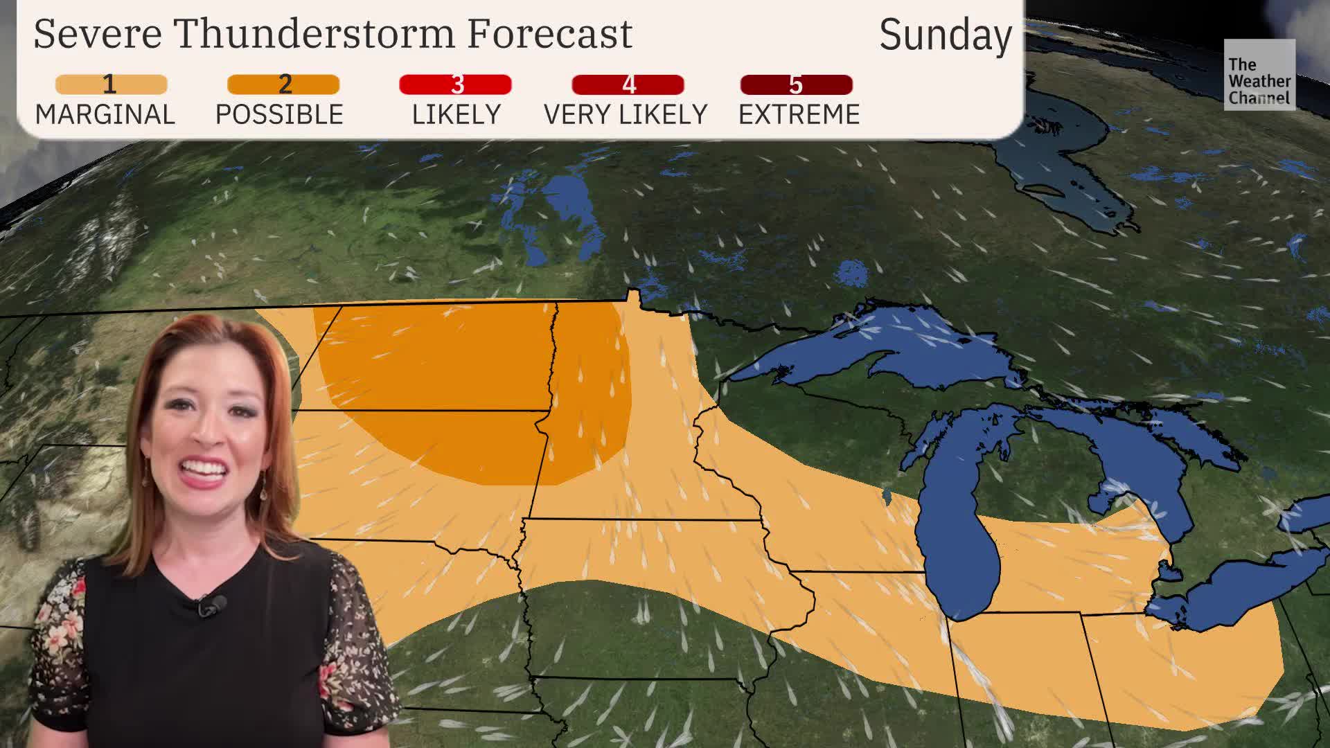 Severe Storms Target Northern Plains, Midwest