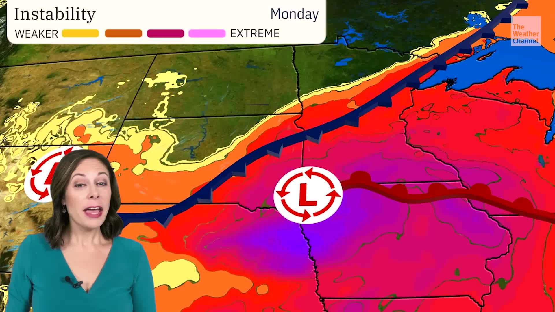 Severe Storms To Strike Plains To Great Lakes Early Week
