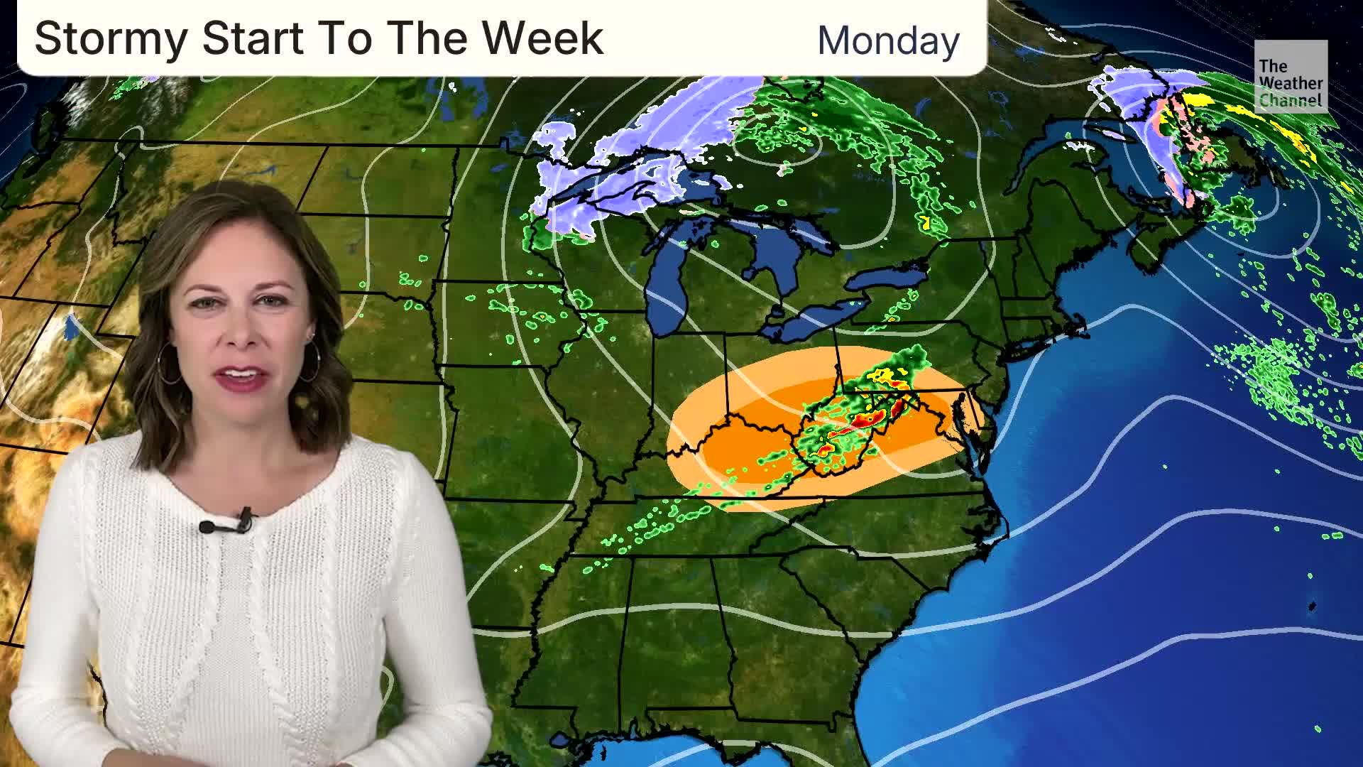 Severe Threat Starts Off Week In Ohio Valley, Mid-Atlantic