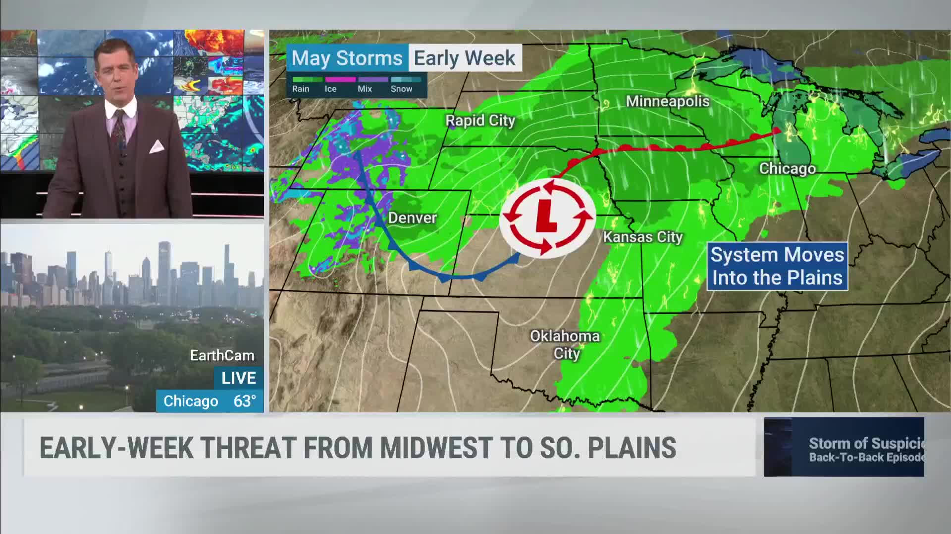 Severe Weather Likely In The Midwest To Start New Week