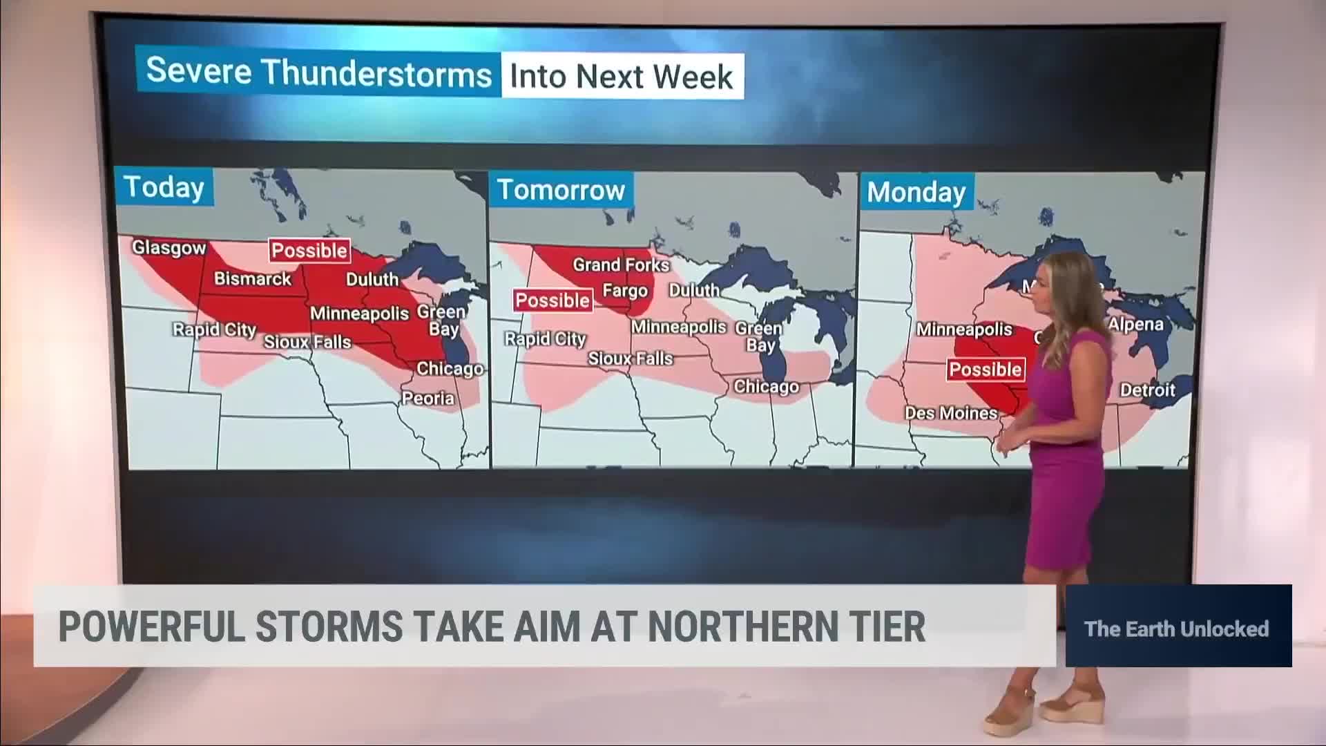 Severe Weather Possible Through Monday In Northern Plains