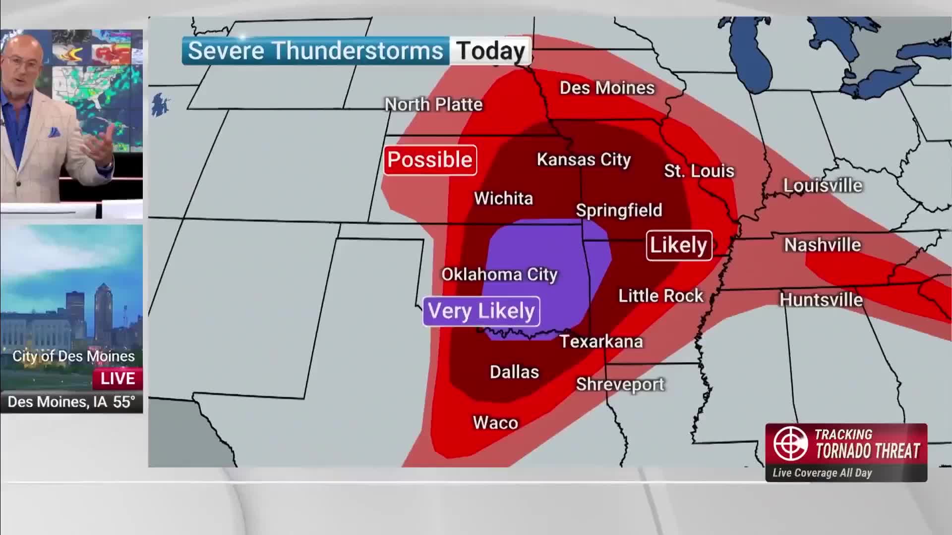 Significant Severe Weather Threat Continues Monday, Tuesday