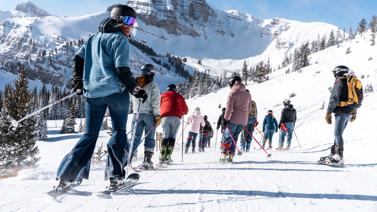 Ski in Jeans Day is back at Jackson Hole, lift tickets are just $35