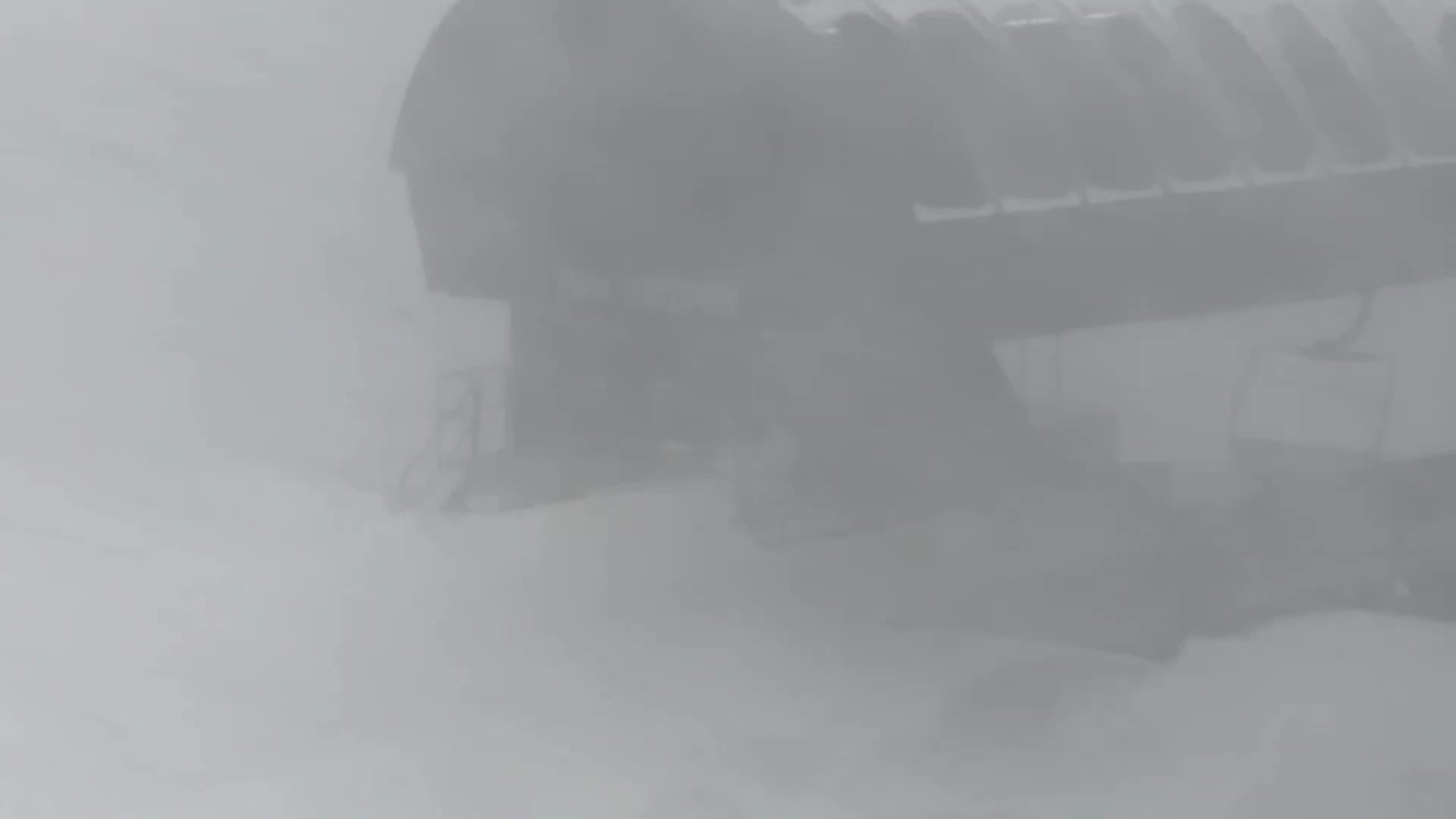 Skiers Battle West Virginia Whiteout Conditions